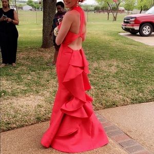 Red Prom dress
