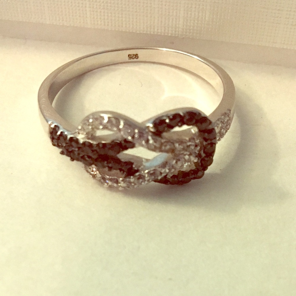 NWOT crystal infinity ring