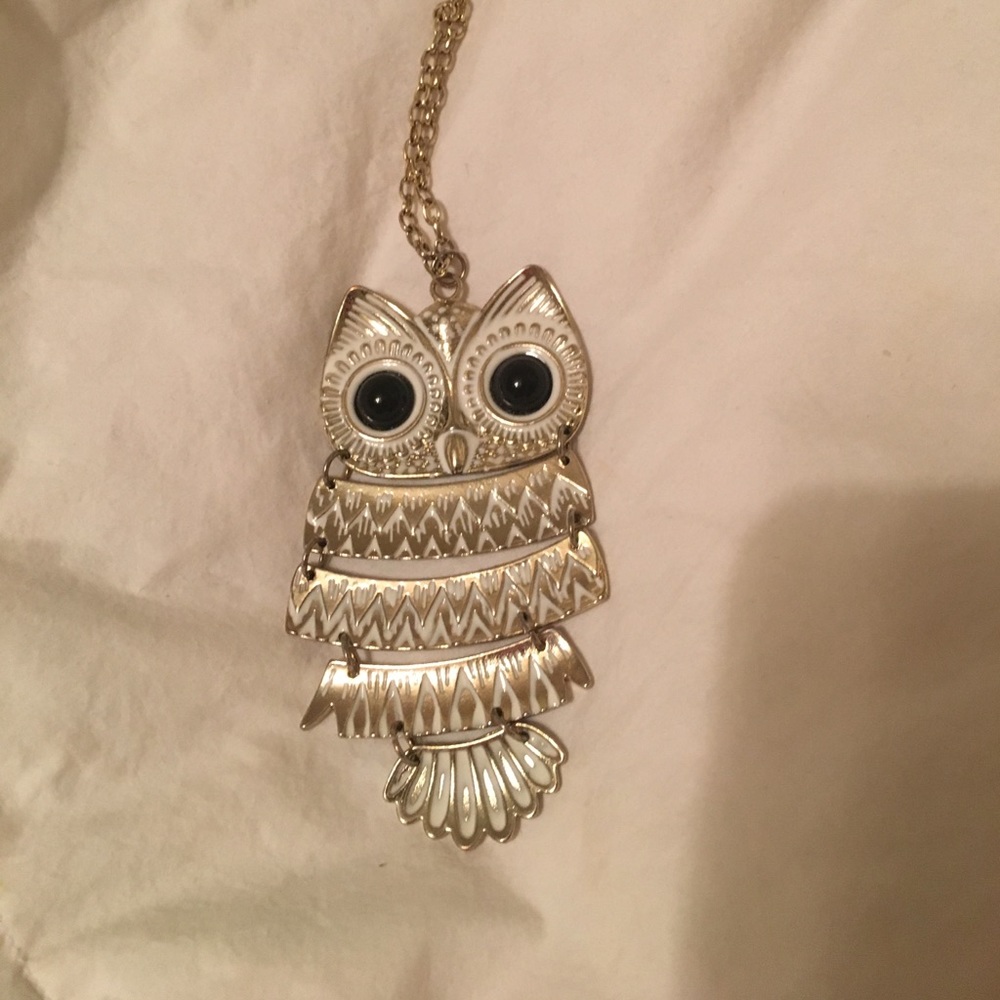 Long Owl Necklace