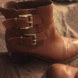 Sam Edelman brown leather booties