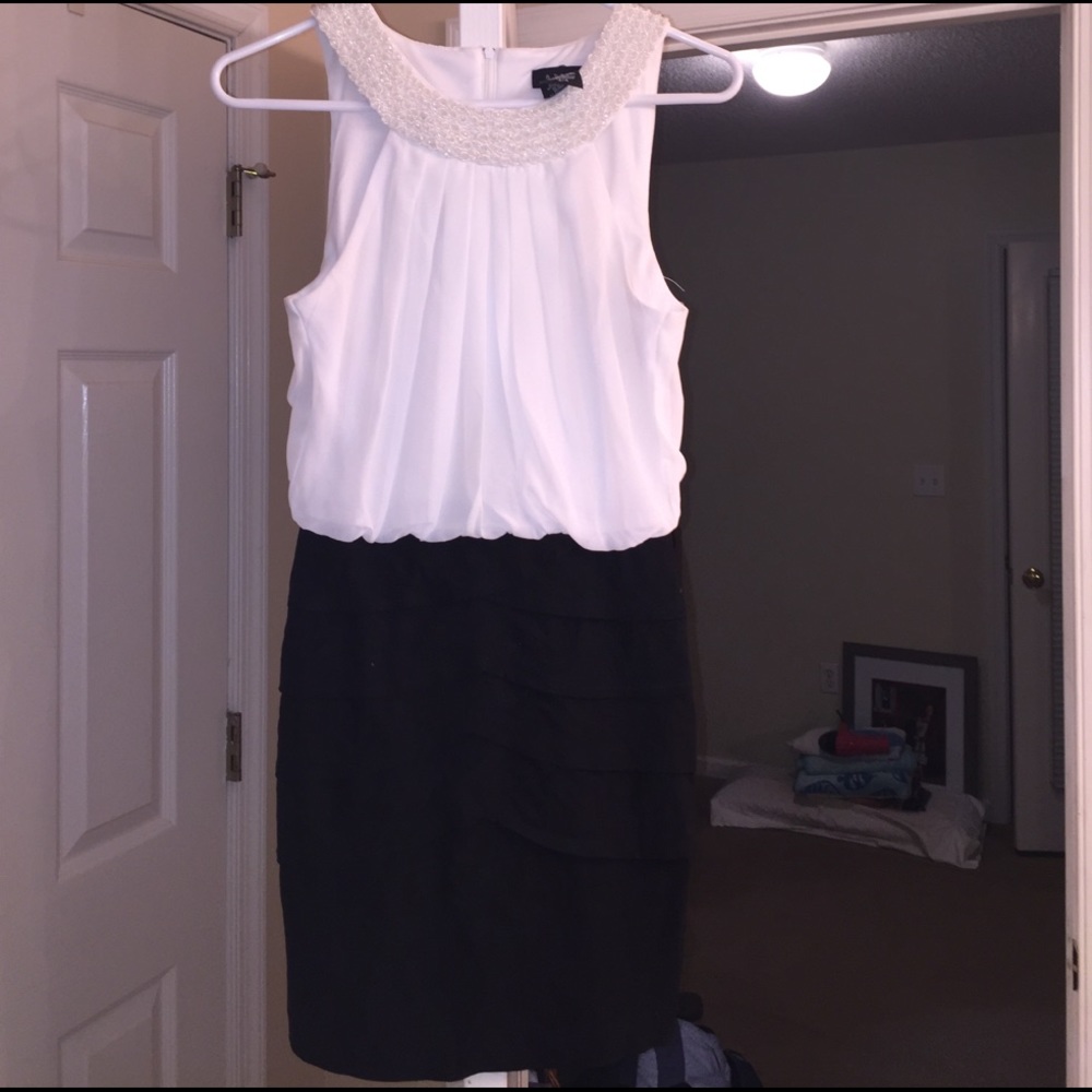 High neck dress