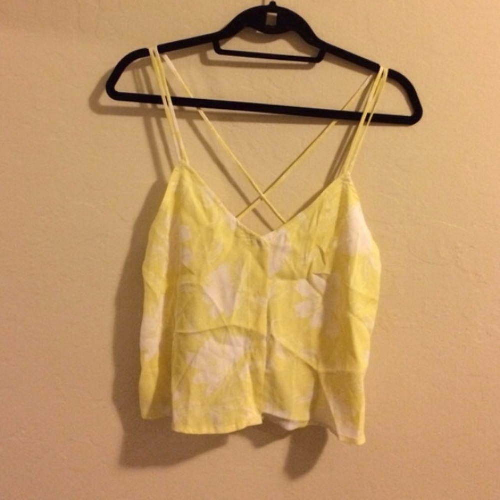 Reformation low back crop tank