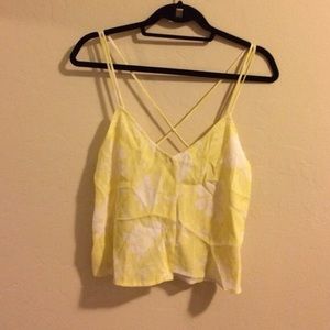 Reformation low back crop tank