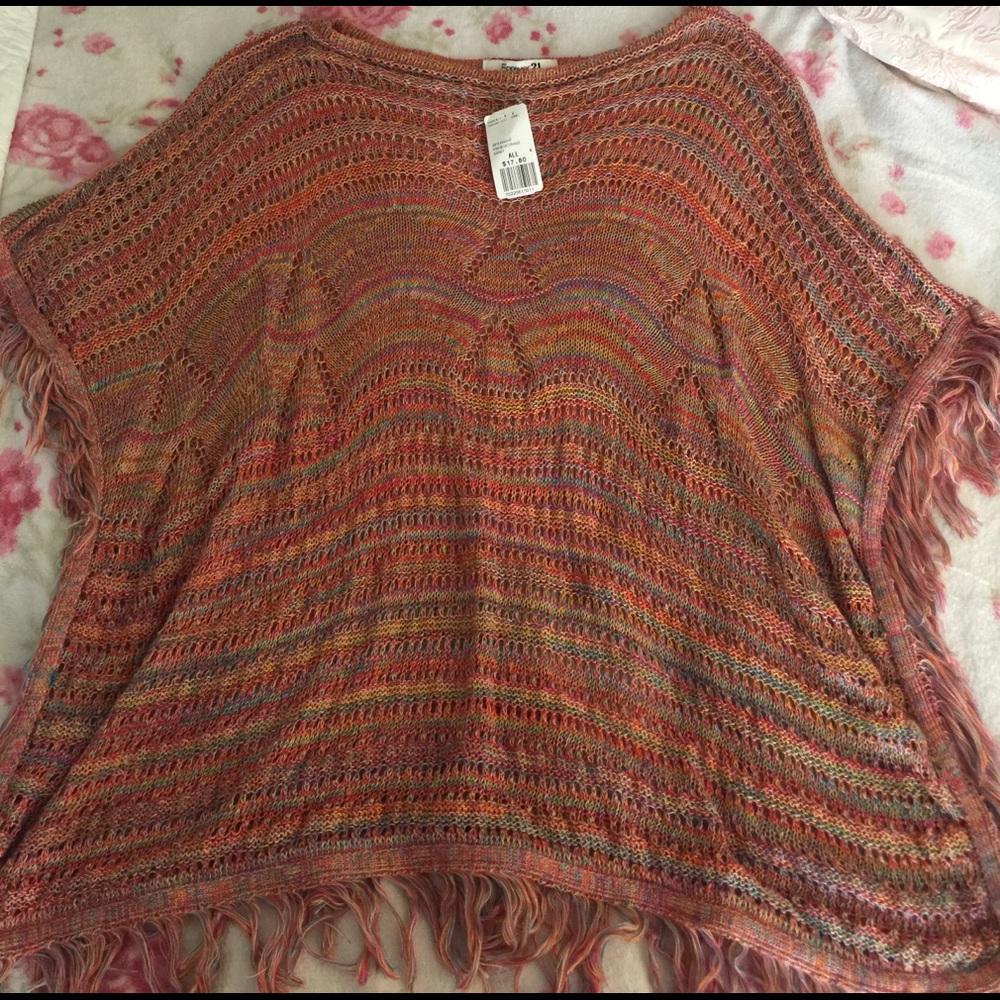 Forever 21 pancho!