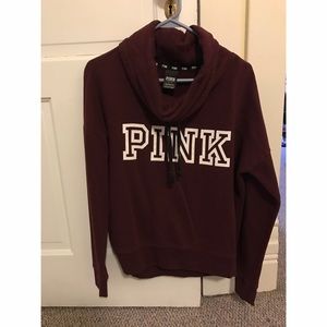 PINK burgundy women's small sweatshirt