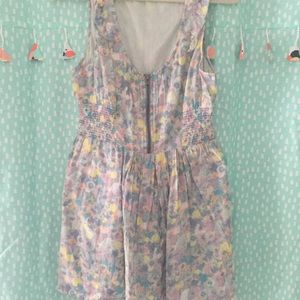 Pastel Fit-Flare Dress