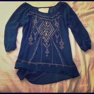 Miss daisy sheer top