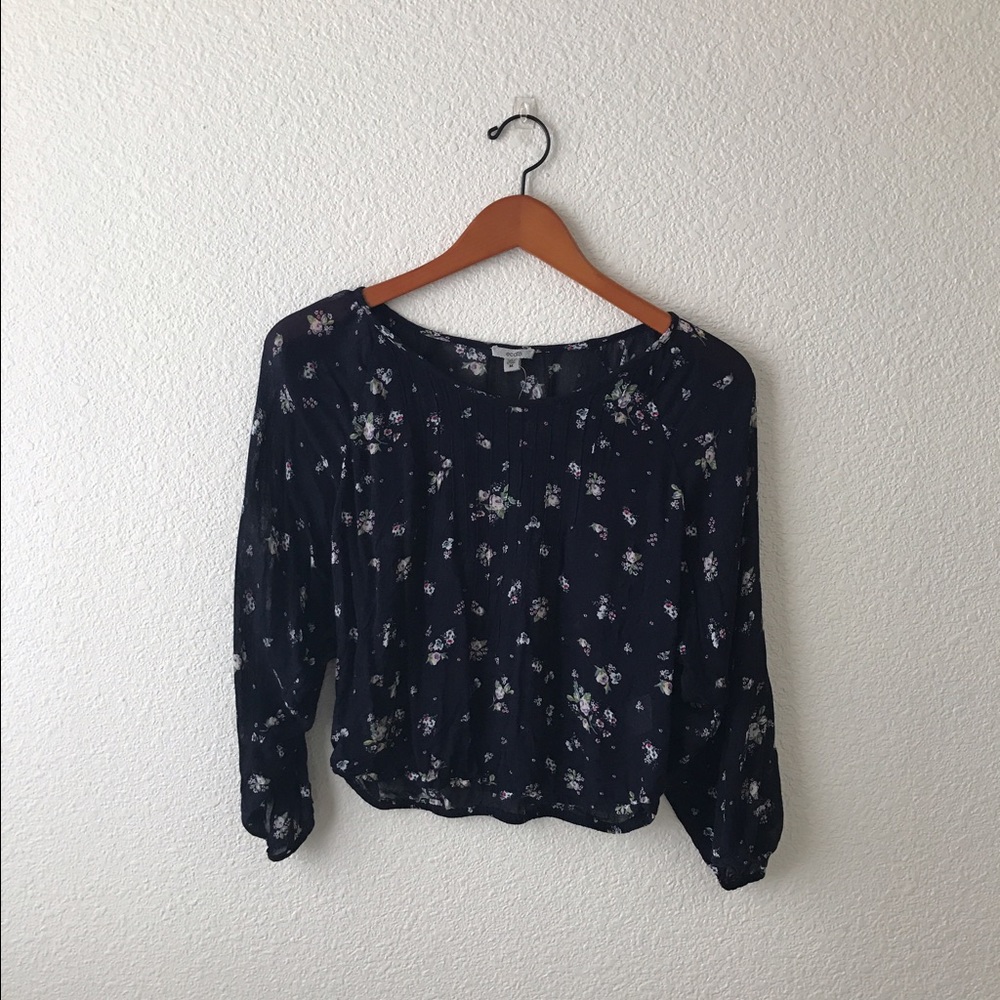 Ecote Peasant Floral Top