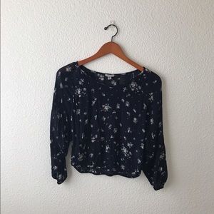 Ecote Peasant Floral Top