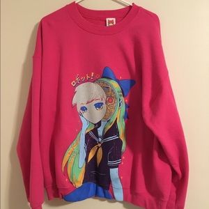 Omocat robogirl crew neck sweatshirt