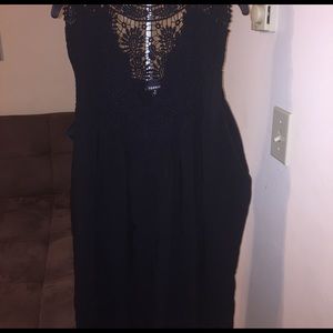 Torrid black lace tank top blouse 3x