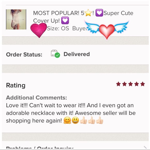 1 LEFT! 5⭐️! 💟Super Cute Cover Up! 💟 - Picture 4 of 4