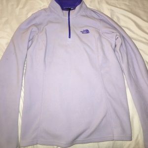 North face pull over sweater