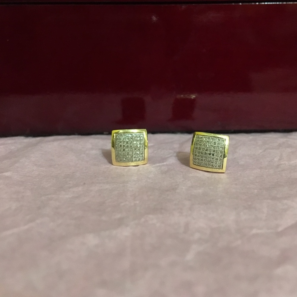 14K Diamond Earrings