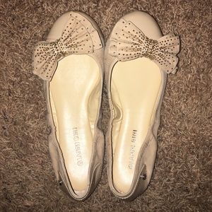 Gianni Bini Nude Bow Flats