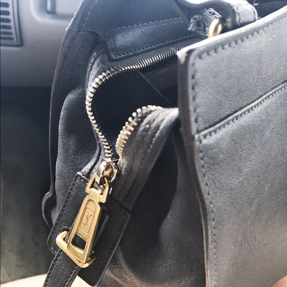 Yves Saint Laurent Cabas Y Bag Grey - Picture 4 of 7