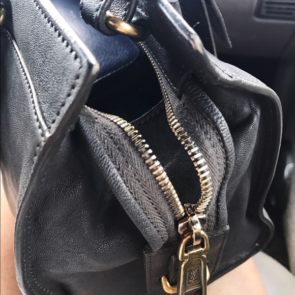 Yves Saint Laurent Cabas Y Bag Grey - Picture 5 of 7