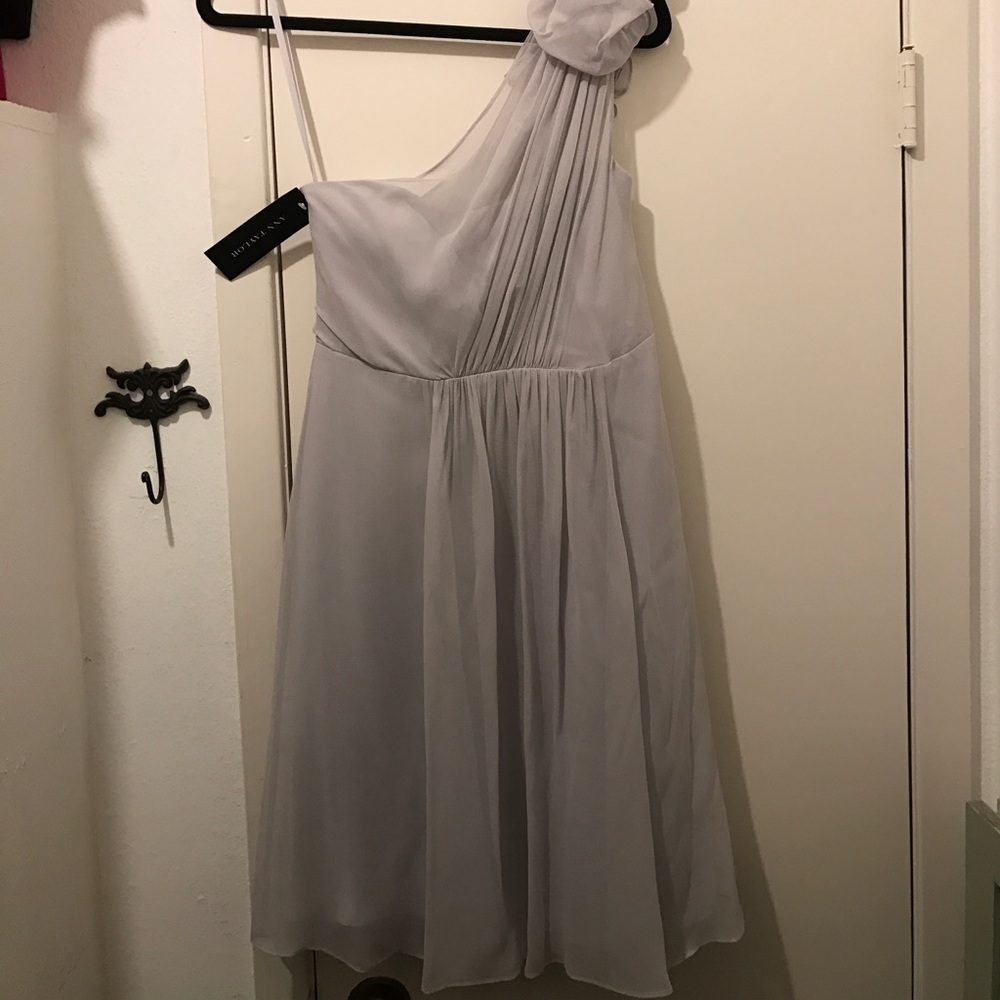 NWT - Ann Taylor Silk One Shoulder Dress Sz4