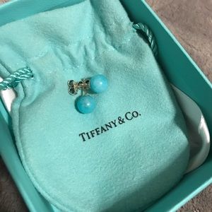 TIFFANY & CO - Amazonite Stud Earrings