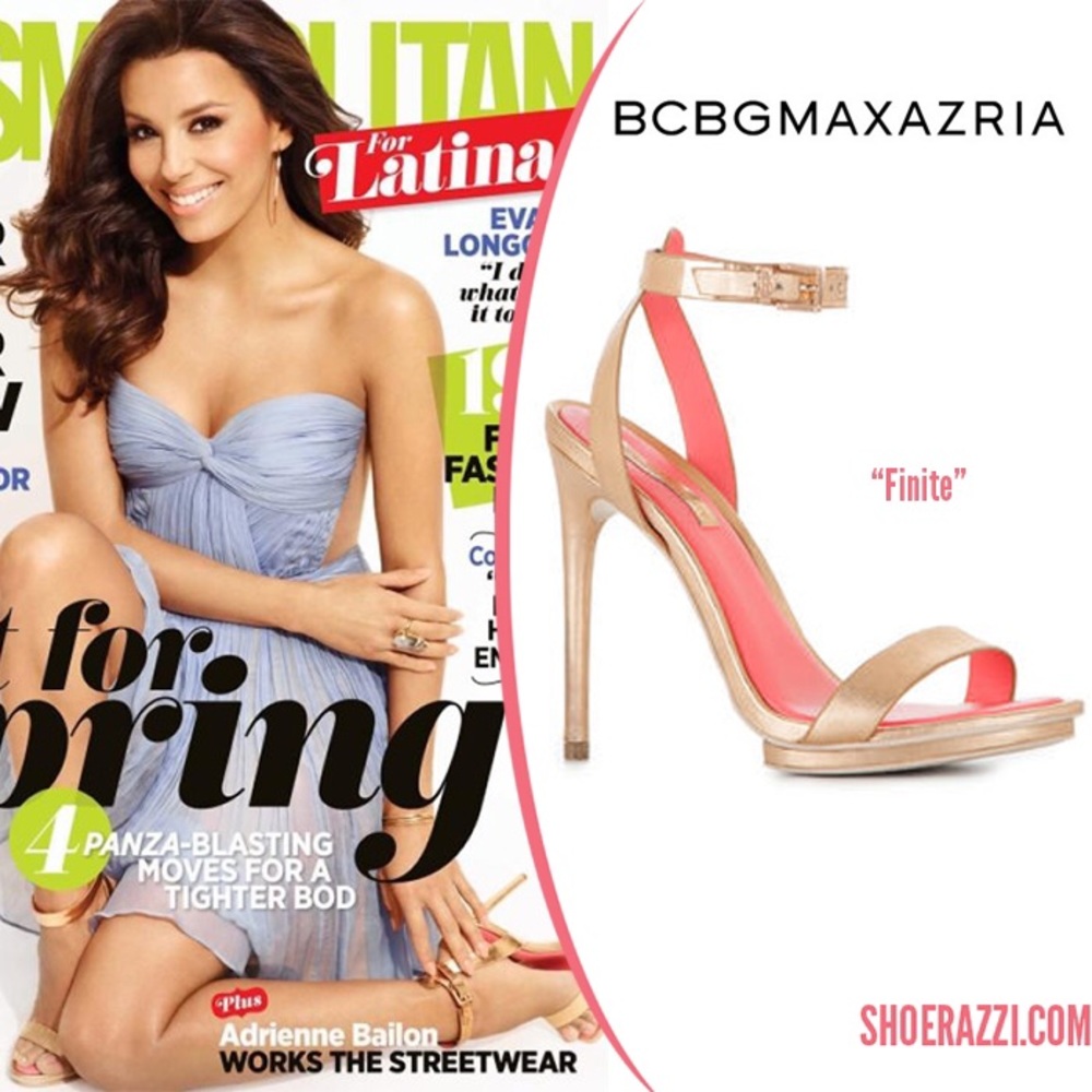 Never been worn gold sandal heels