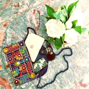 Neeli Bag - colorful handcrafted clutch/crossbody