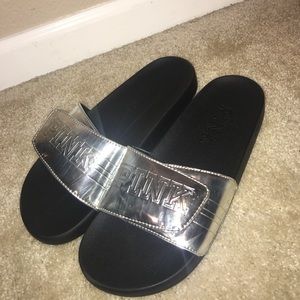 Pink Victoria's Secret slides