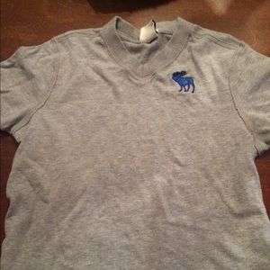 Boys Abercrombie iconic v-neck t-shirt