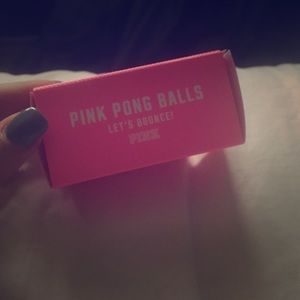 PINK spring break ping pong balls