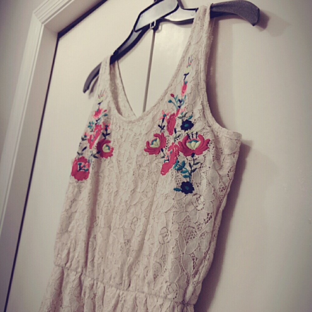 Lace Embroidered Dress