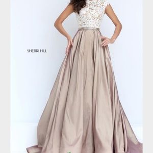 🚫SOLD🚫Sherri Hill Dress Nude/Ivory