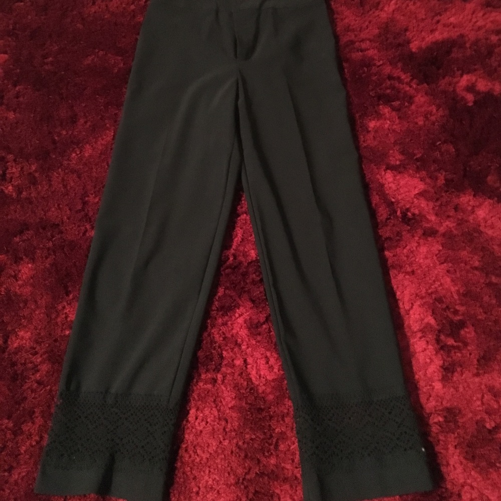 cute black pants fun for work or dressy