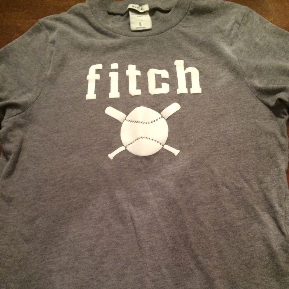 Boys Abercrombie baseball t-shirt