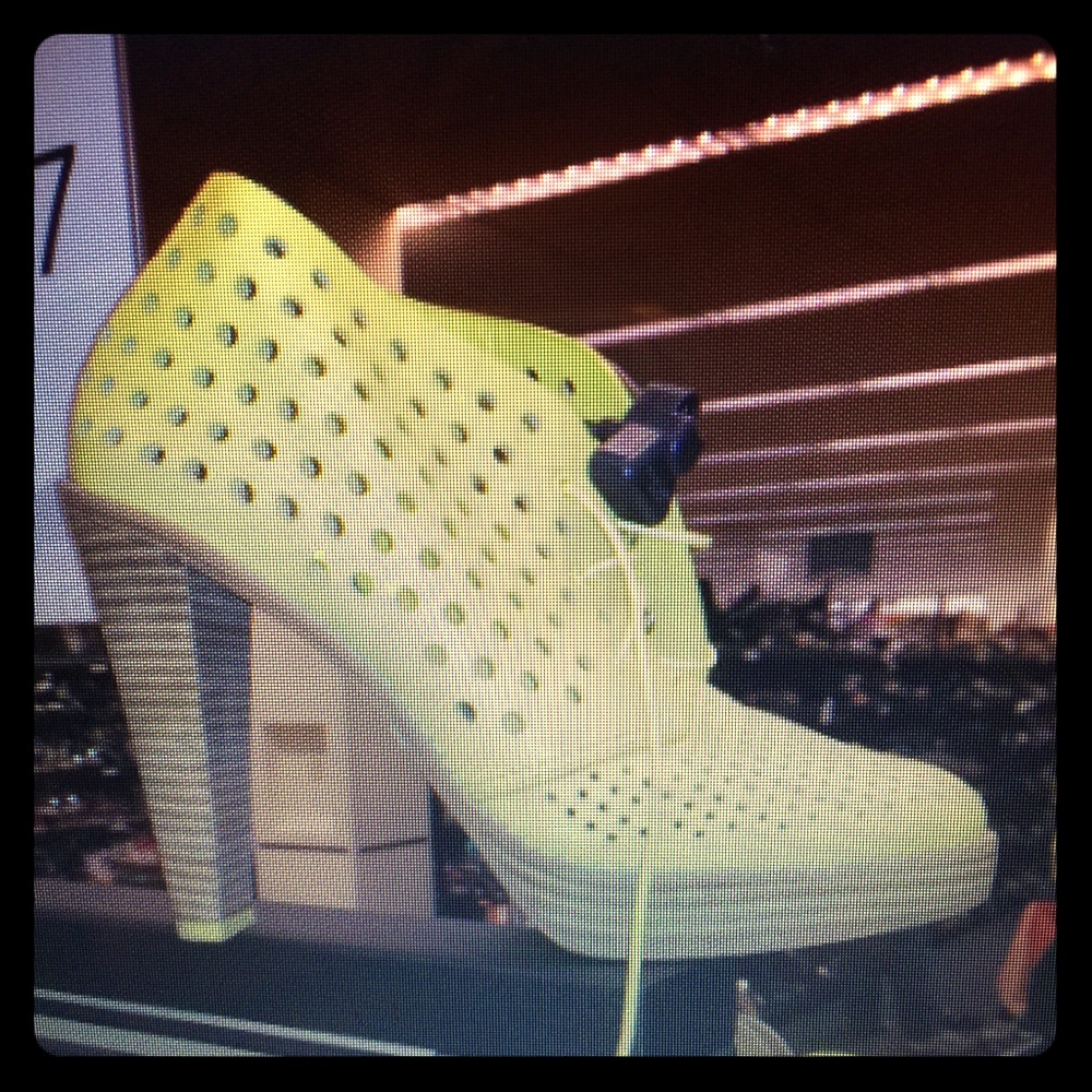 Cole Haan perforated green booties 7.5 or 8