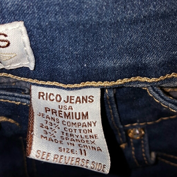 BLING JEANS SKINNY NEW SIZE 11W/29L - Picture 4 of 4