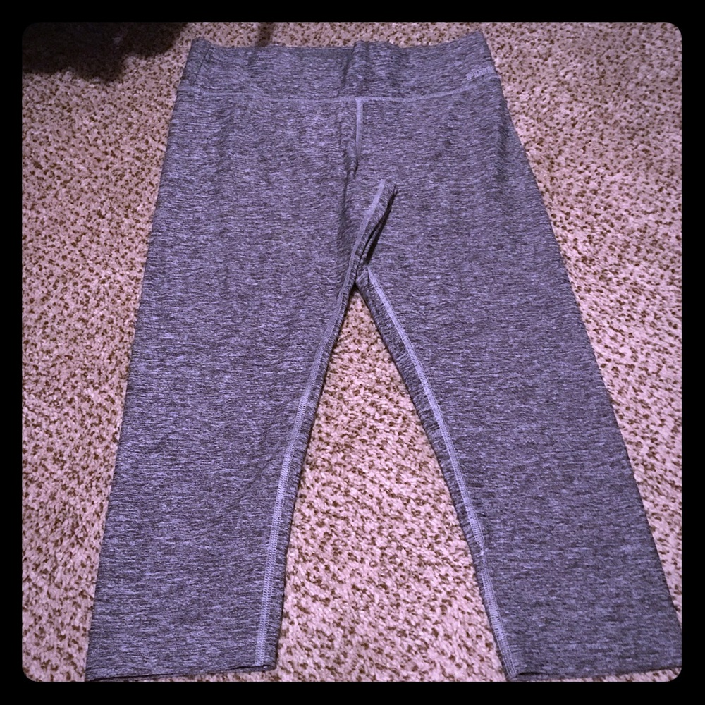 Pink Ultimate Yoga Grey Crops!