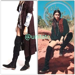 Free People Women Grandeur Over The Knee Boot