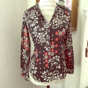 Fitted Van Huesen Button Up Blouse