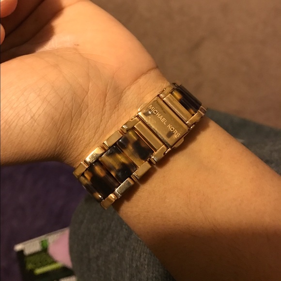 Michael Kors Parker Rose Gold Tortoise watch main image 4