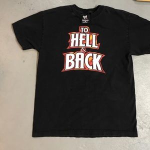 to hell and back wwe shirt