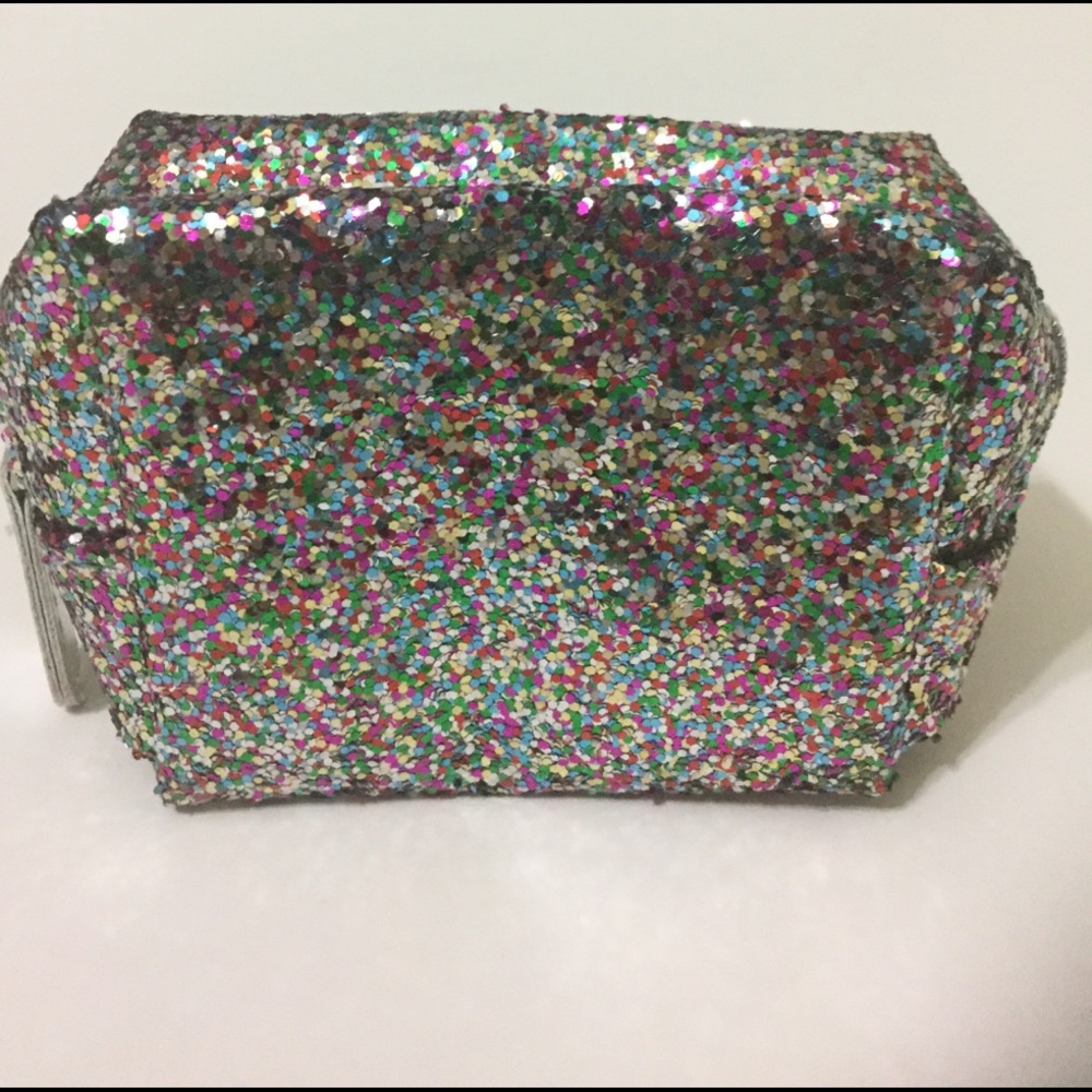 Rainbow sparkle jewelry bag