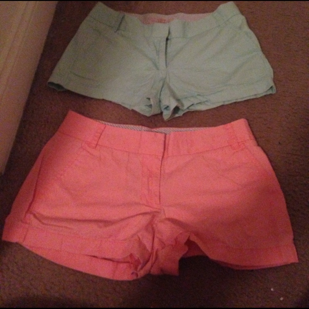 j crew chino shorts size 6