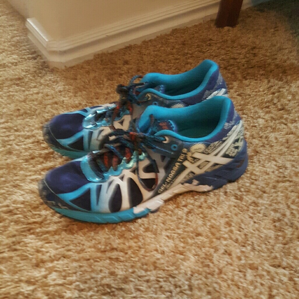 Boys Asics running shoes