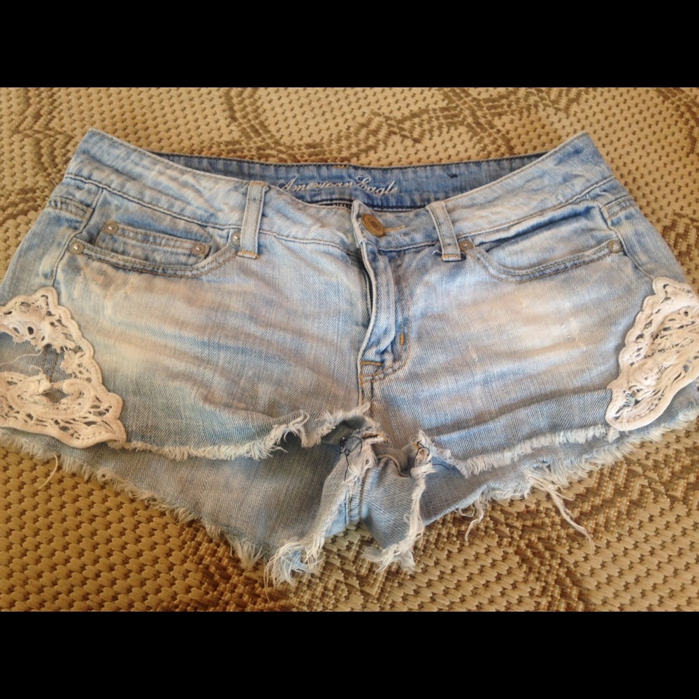 American Eagle distressed Jean shorts