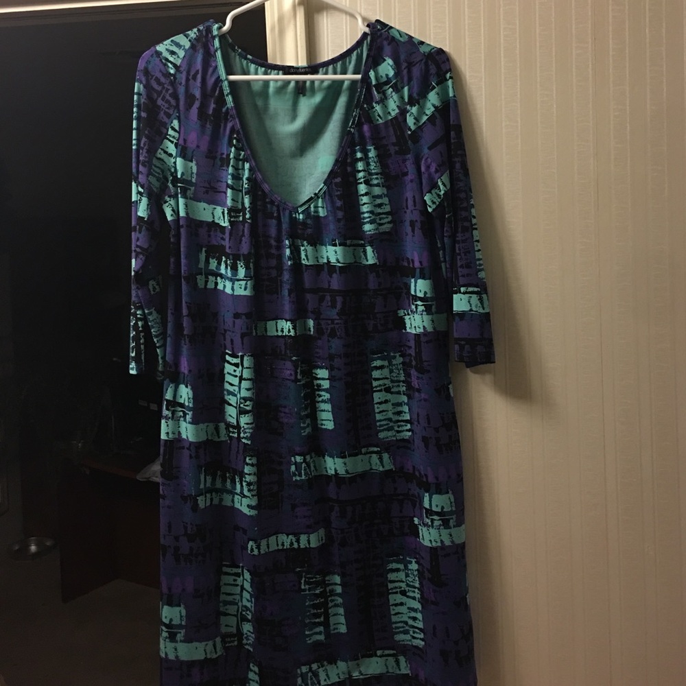 Beautiful deep v neck dress