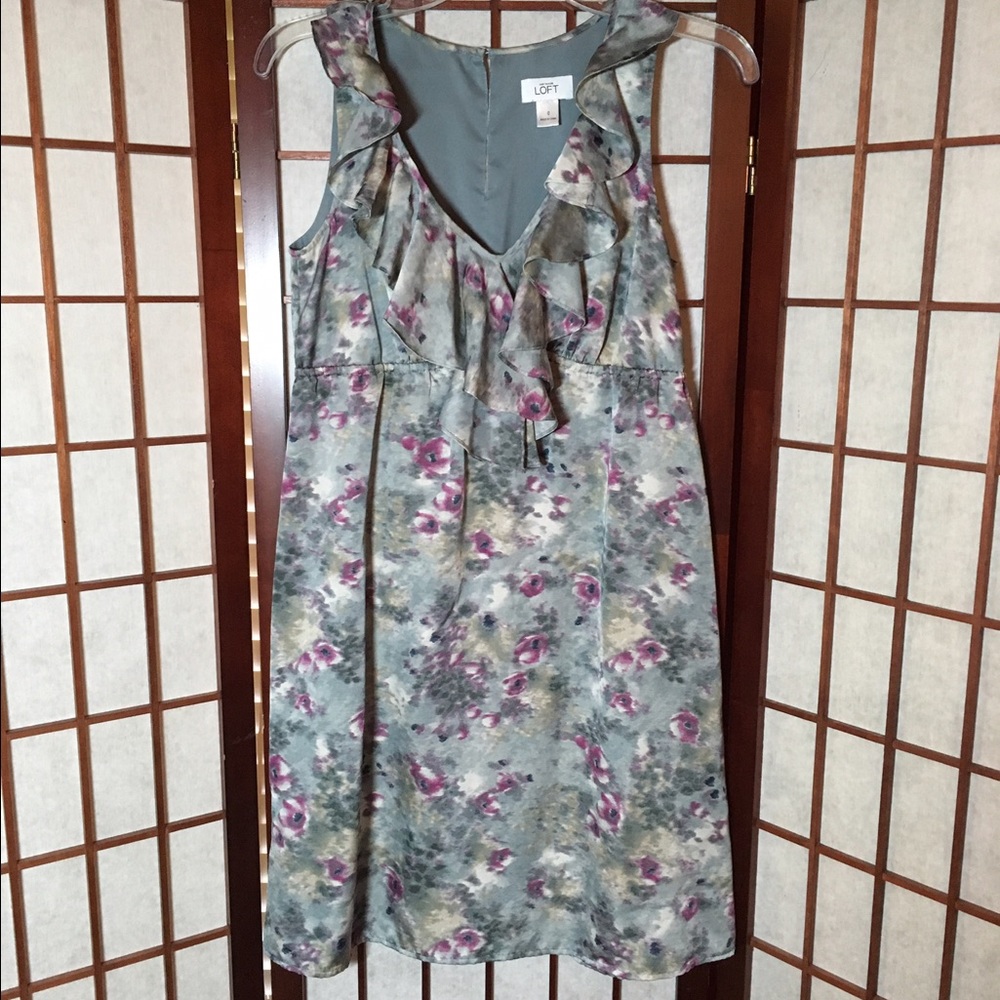 Ann Taylor Loft Grey  Dress