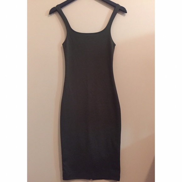 zara bodycon midi dress