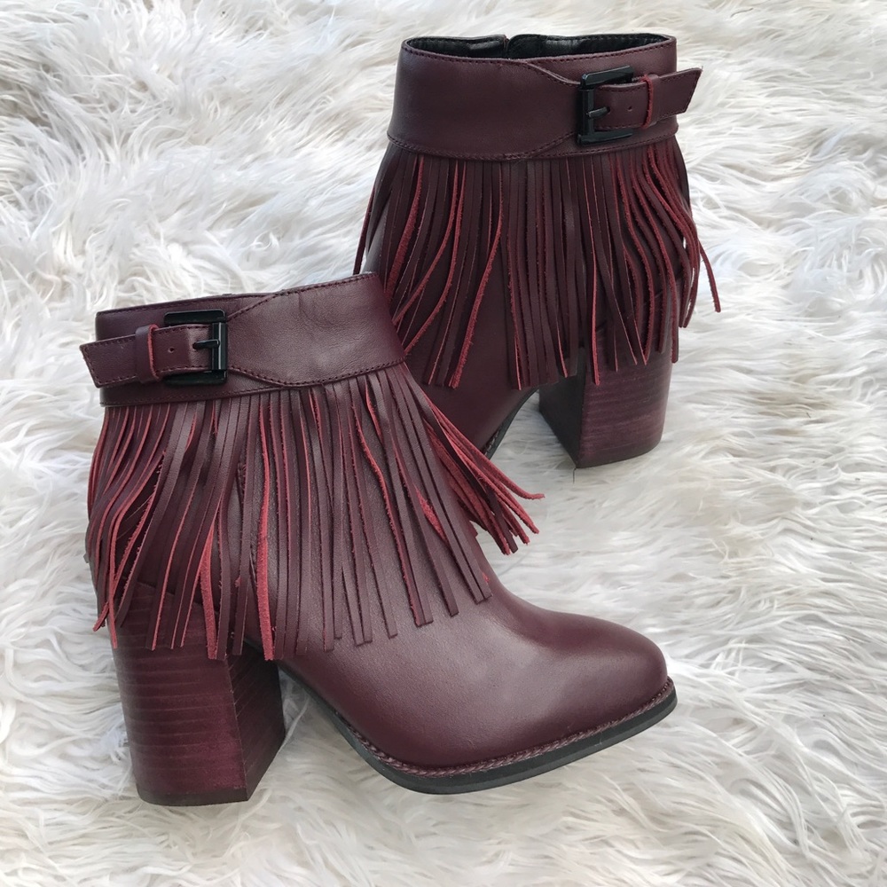 Aldo fringe boots