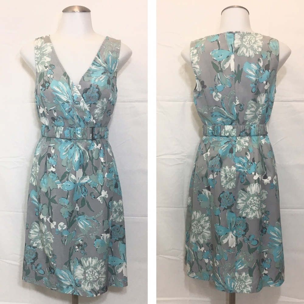 Halogen Belted Floral Dress