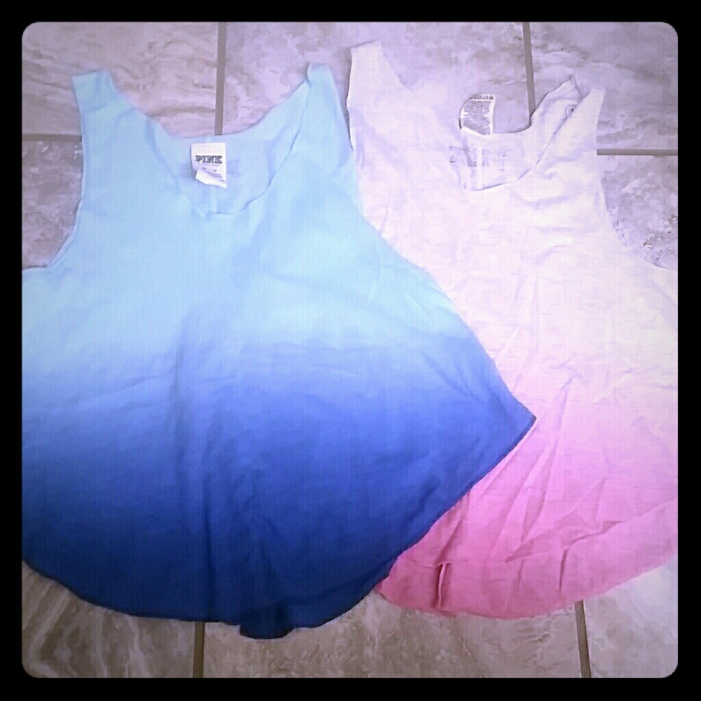 Two Victoria Secret PINK Crop tops
