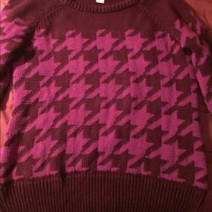 Purple Pattern Sweater